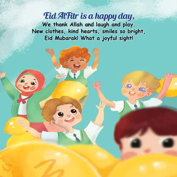 Big Yellow Balloons (The Eid AlFitr Surprise) - Story Book (Um Aimen Books)