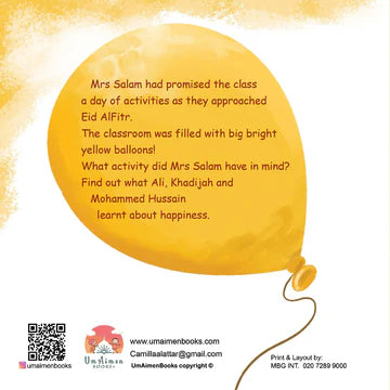 Big Yellow Balloons (The Eid AlFitr Surprise) - Story Book (Um Aimen Books)