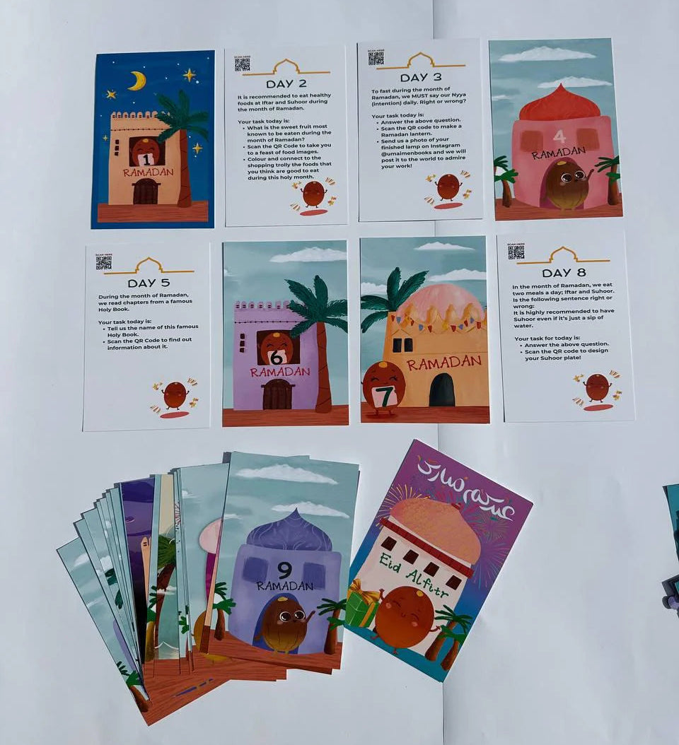 30 day Ramadan cards (Um Aimen Books)